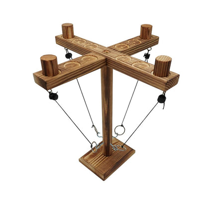 RING TOSS GAMES Large Ring Toss Game for Adults, Ring Game on a String, Tabletop Games