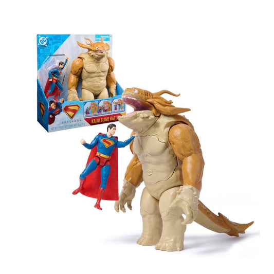 DC Superman Kaiju Slime Battle Action Figure Set With Slime Explosion