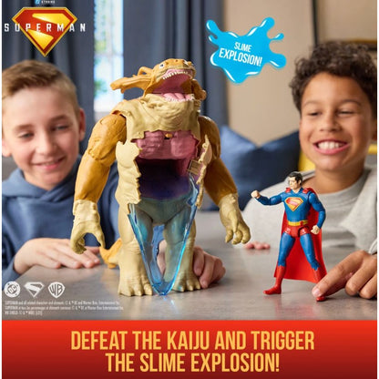 DC Superman Kaiju Slime Battle Action Figure Set With Slime Explosion