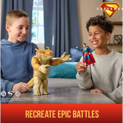 DC Superman Kaiju Slime Battle Action Figure Set With Slime Explosion