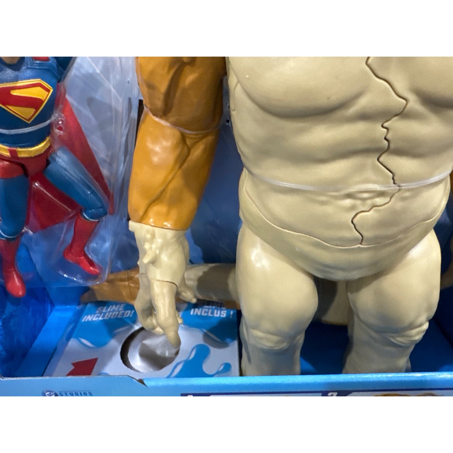 DC Superman Kaiju Slime Battle Action Figure Set With Slime Explosion