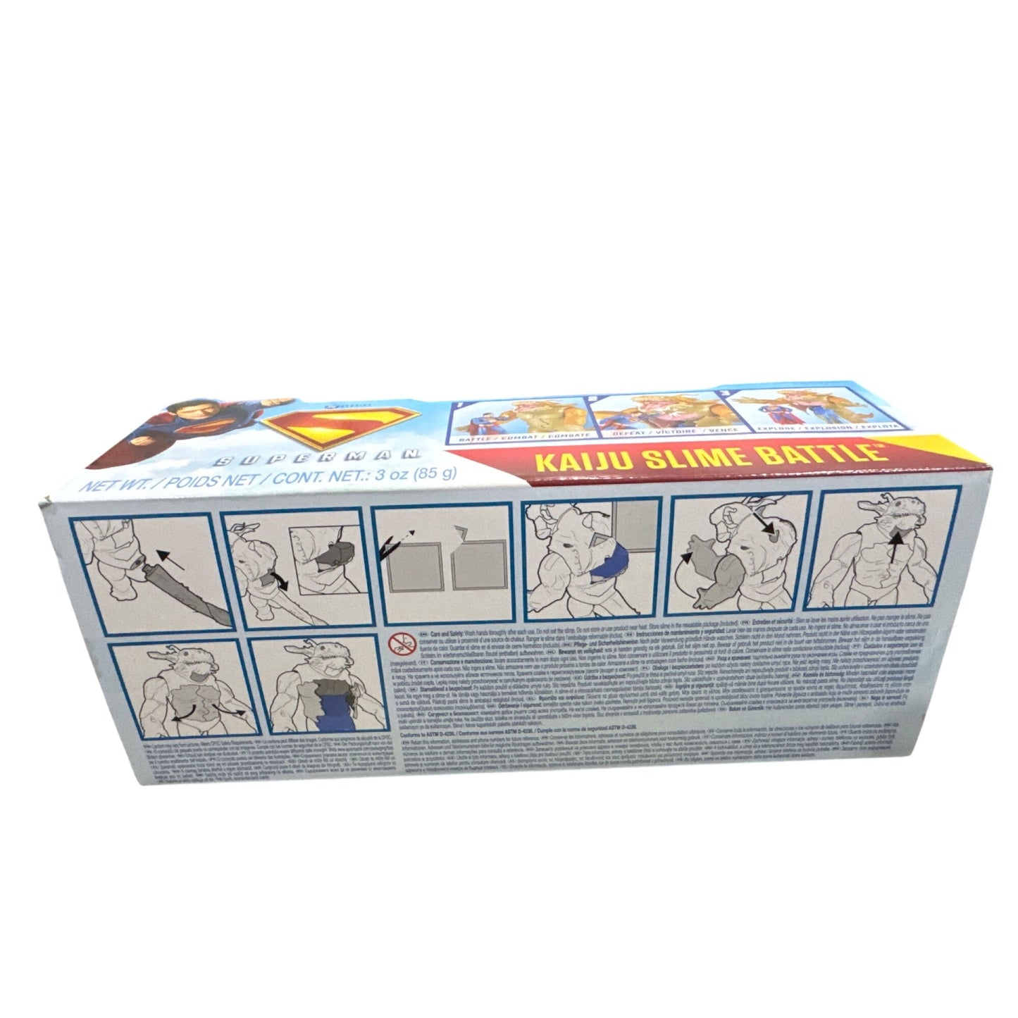 DC Superman Kaiju Slime Battle Action Figure Set With Slime Explosion