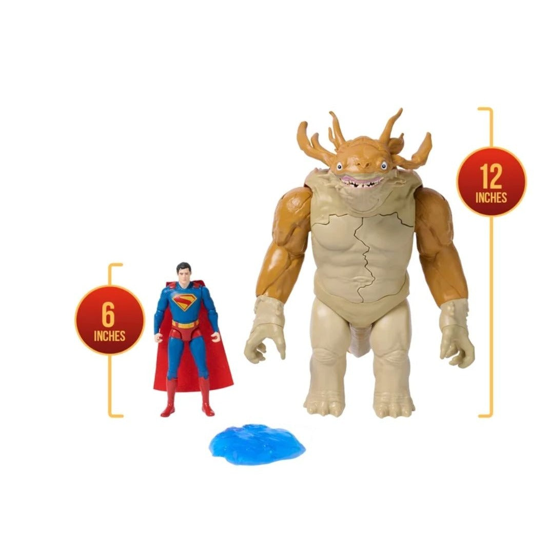 DC Superman Kaiju Slime Battle Action Figure Set With Slime Explosion