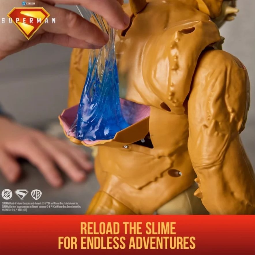 DC Superman Kaiju Slime Battle Action Figure Set With Slime Explosion