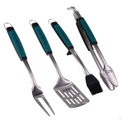 Char-Broil Comfort-Grip 4-Piece Stainless Steel BBQ Tool Set