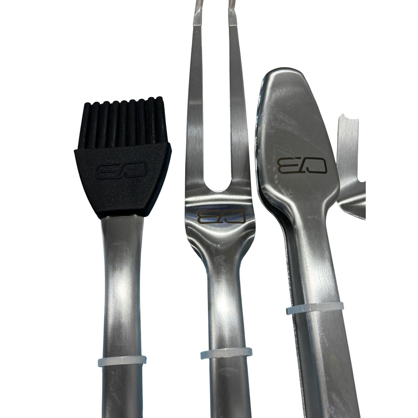 Char-Broil Comfort-Grip 4-Piece Stainless Steel BBQ Tool Set