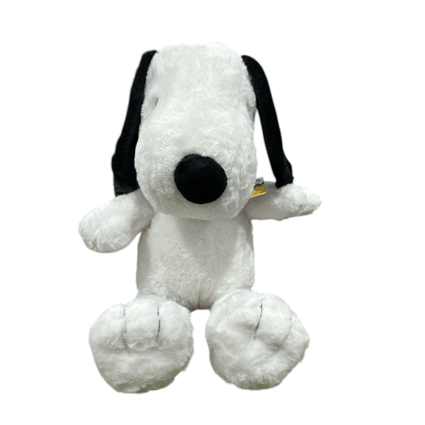 Peanuts Snoopy Plush Stuffed Animal Toy 2025 Edition Soft White & Black With Red Collar 12" Tall