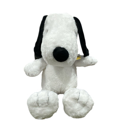 Peanuts Snoopy Plush Stuffed Animal Toy 2025 Edition Soft White & Black With Red Collar 12" Tall