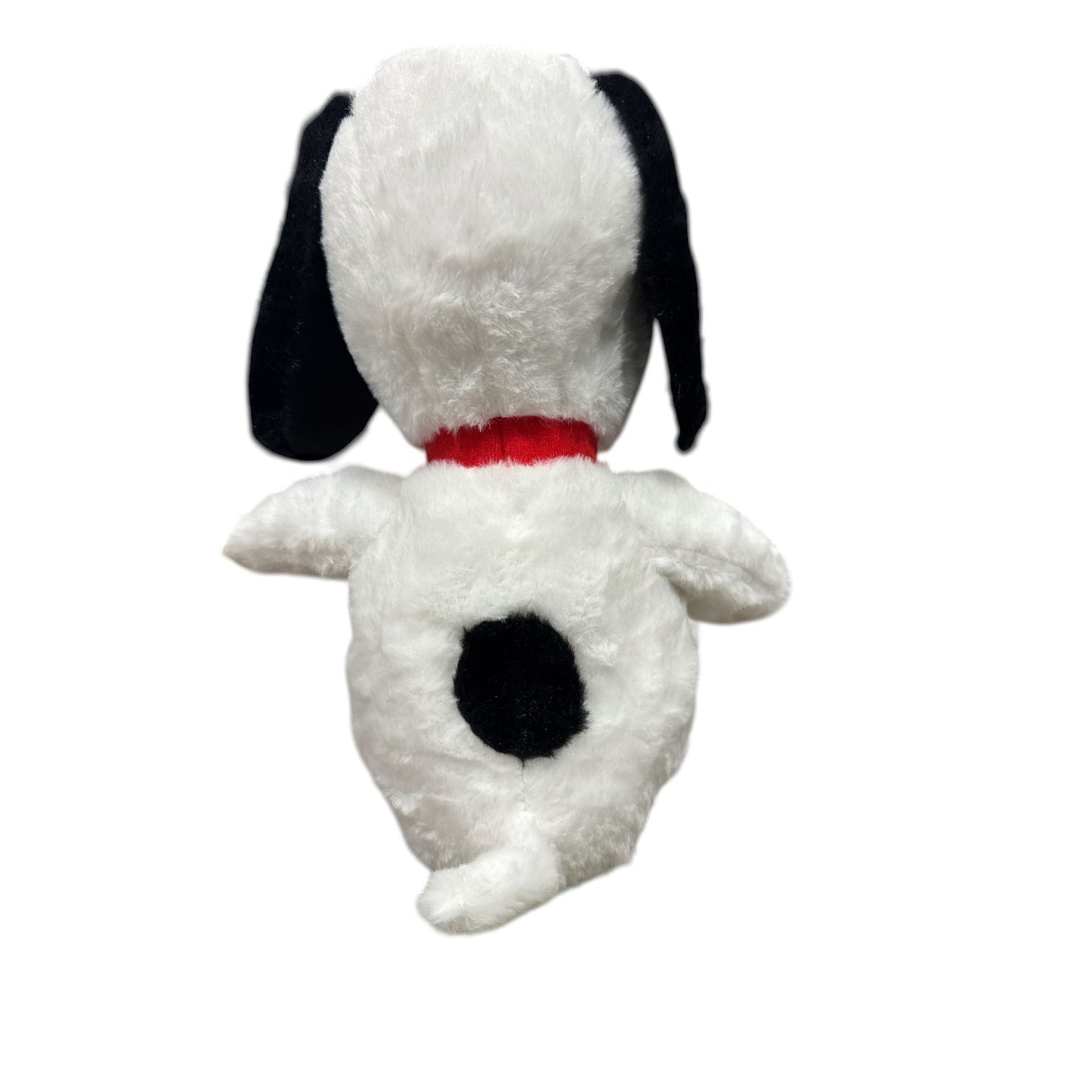 Peanuts Snoopy Plush Stuffed Animal Toy 2025 Edition Soft White & Black With Red Collar 12" Tall