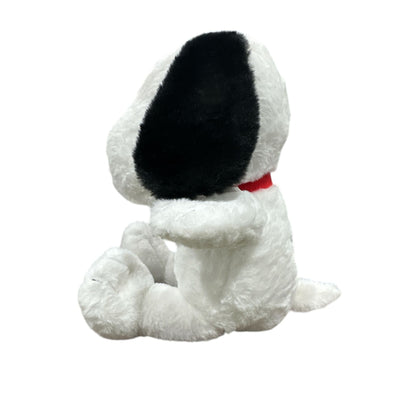 Peanuts Snoopy Plush Stuffed Animal Toy 2025 Edition Soft White & Black With Red Collar 12" Tall