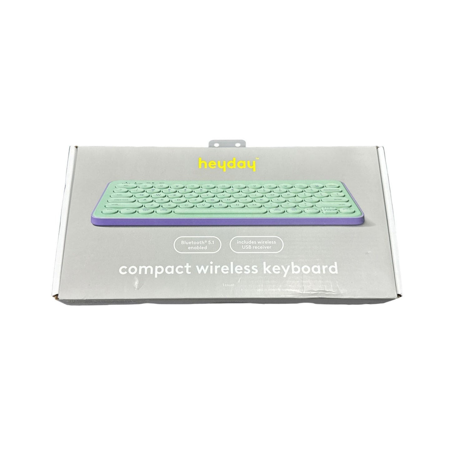 Set of 11 pcs Heyday Tech & Lifestyle Bundle: Wireless Keyboard, Charging Cables,  Mouse Pad, Vanity Mirror, Phone Pouch & More