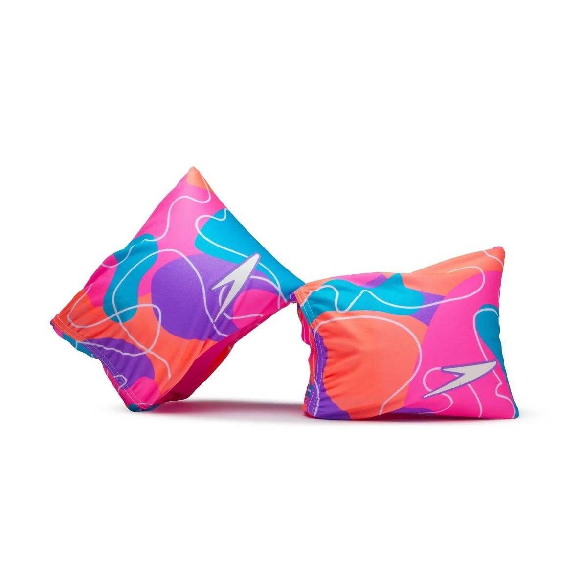 Speedo Kids Fabric Armbands For Ages 2-12 Colorful Design Gentle On Skin Great Flotation Support Max Weight 110 Lbs