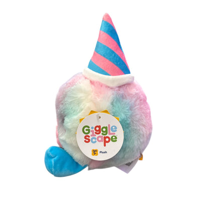 Gigglescape Party Hat Plush Toy Rainbow Colors Soft & Cuddly Gift