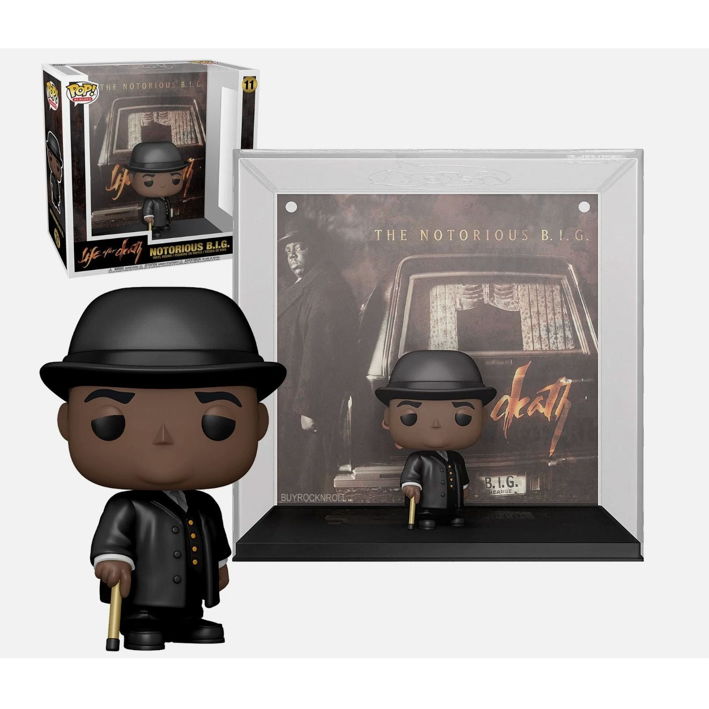 Funko Pop! Albums Notorious B.I.G. Life After Death Vinyl Figure #11 With Damaged Box