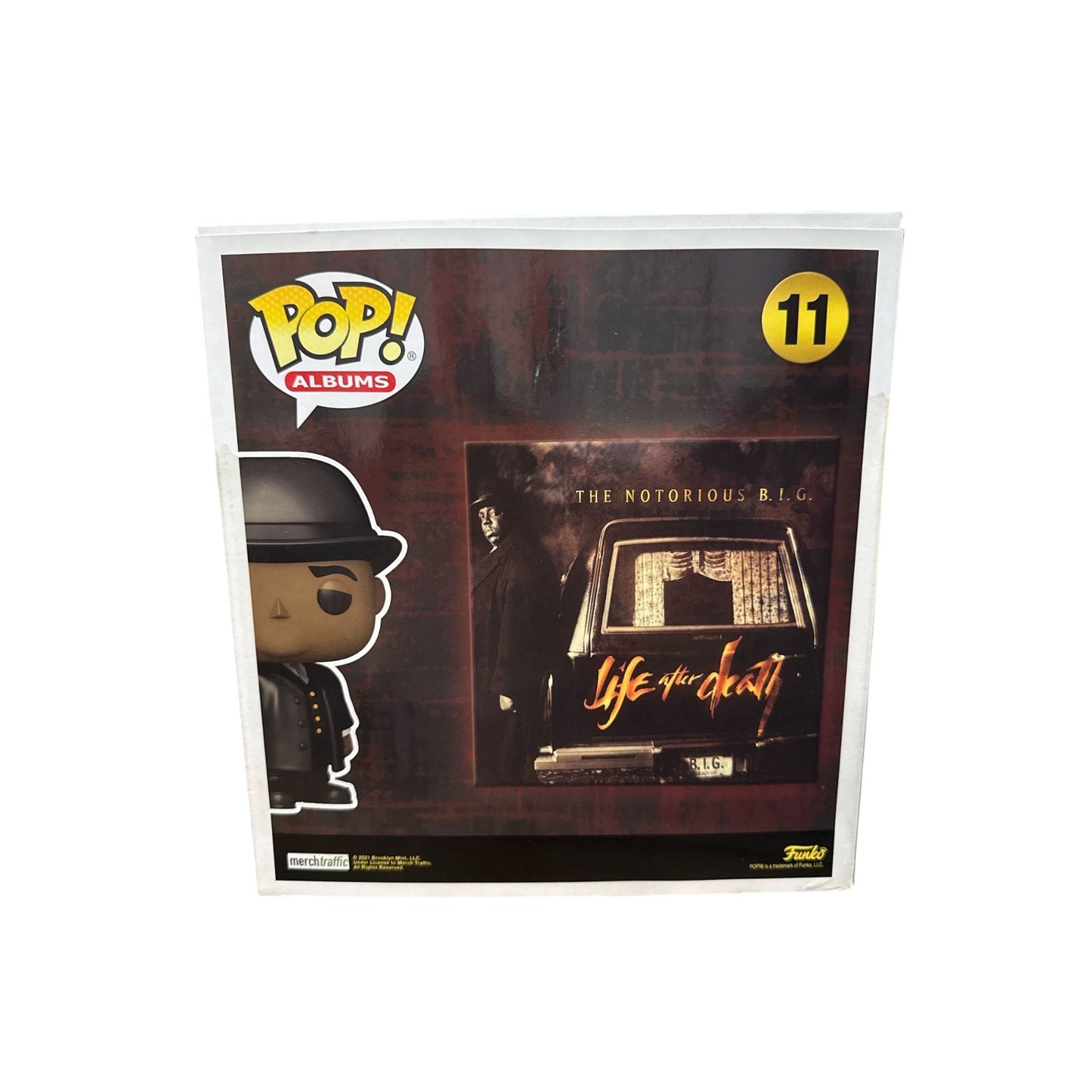 Funko Pop! Albums Notorious B.I.G. Life After Death Vinyl Figure #11 With Damaged Box