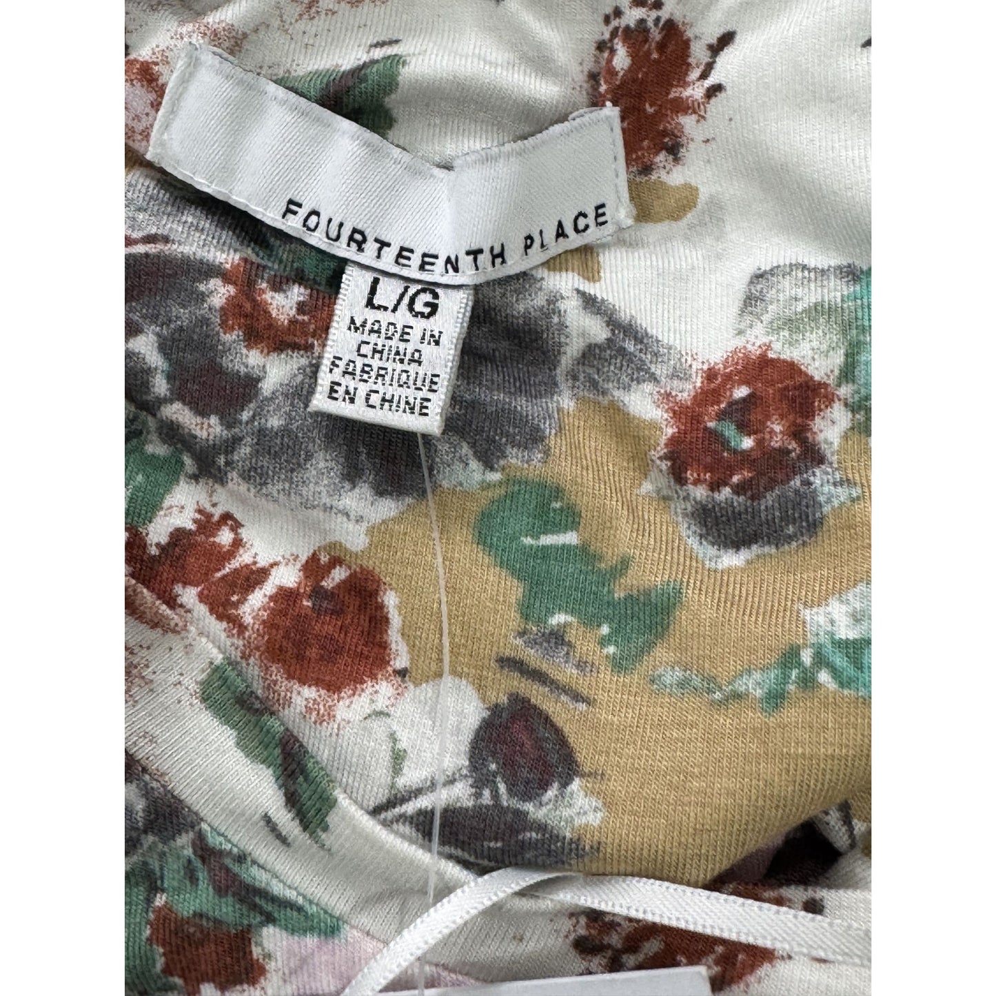 Fourteenth Place Floral Sleeveless Maxi Dress In Multicolor With Pleated Skirt & Back Keyhole Closure. LARGE