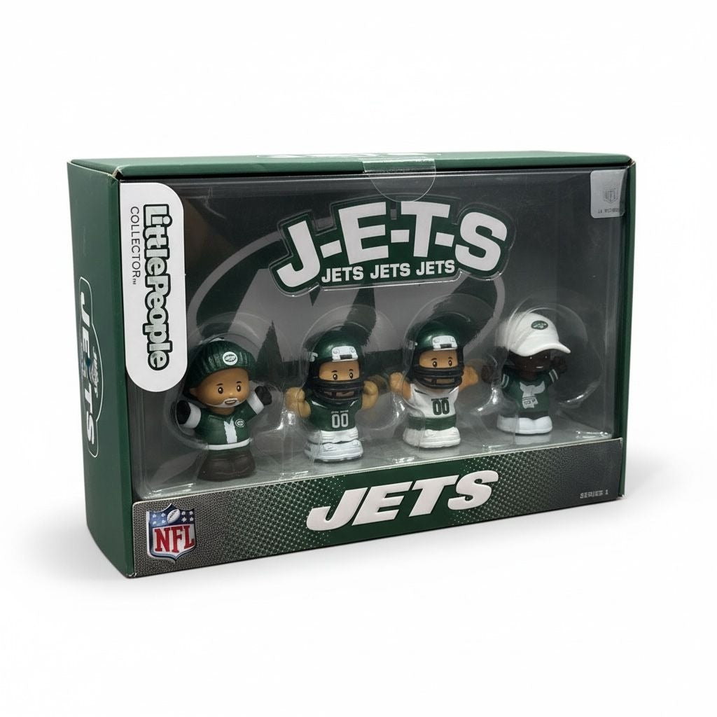 Little People Collector NFL Jets Series 1 Figures In Box