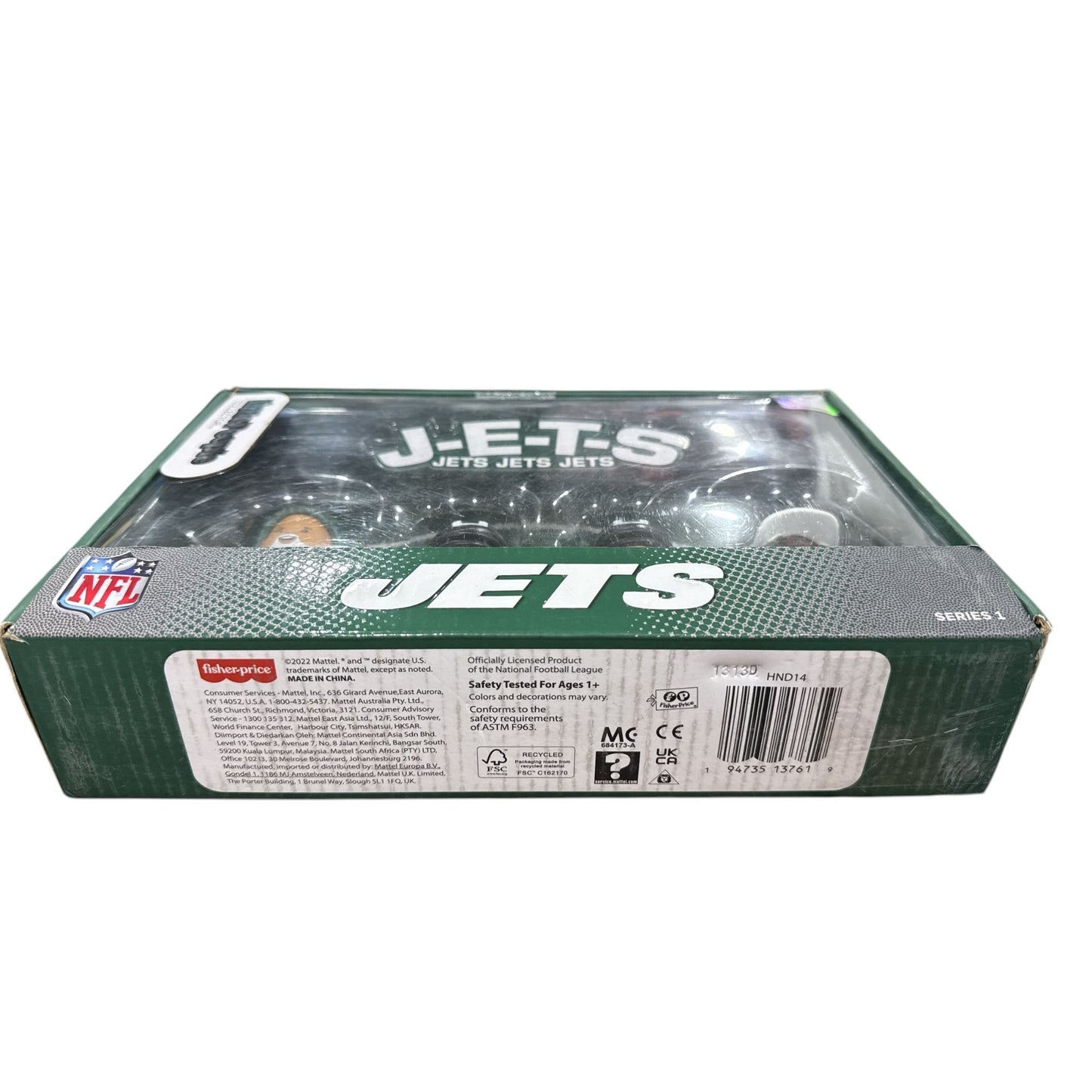 Little People Collector NFL Jets Series 1 Figures In Box