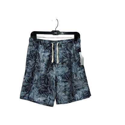 Nordstrom Rack Men's Recycled Polyester Swim Shorts With Drawstring Tropical Print Size S