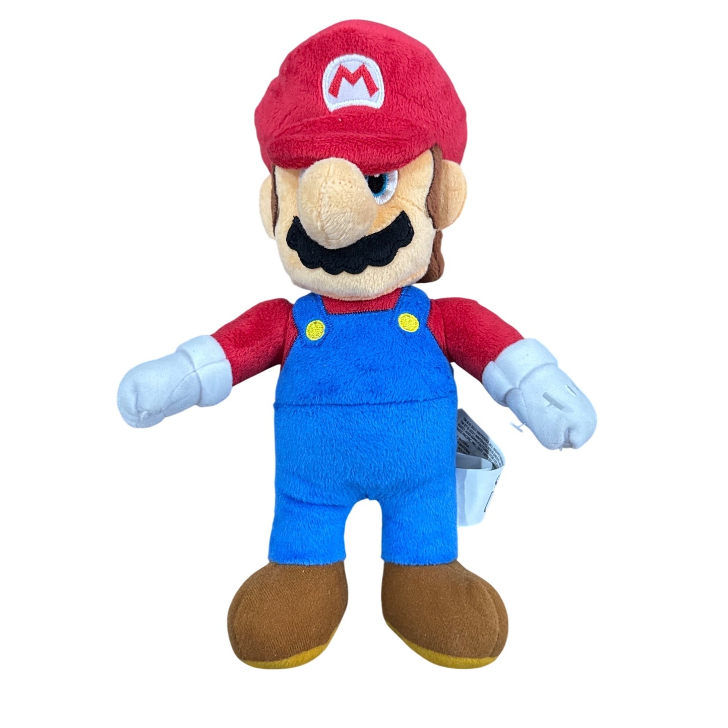 Super Mario Plush Toy By Jakks Pacific 2021 Red Hat Blue Overalls 10-Inch