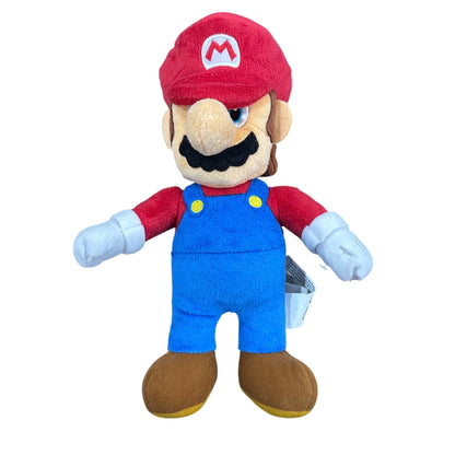 Super Mario Plush Toy By Jakks Pacific 2021 Red Hat Blue Overalls 10-Inch