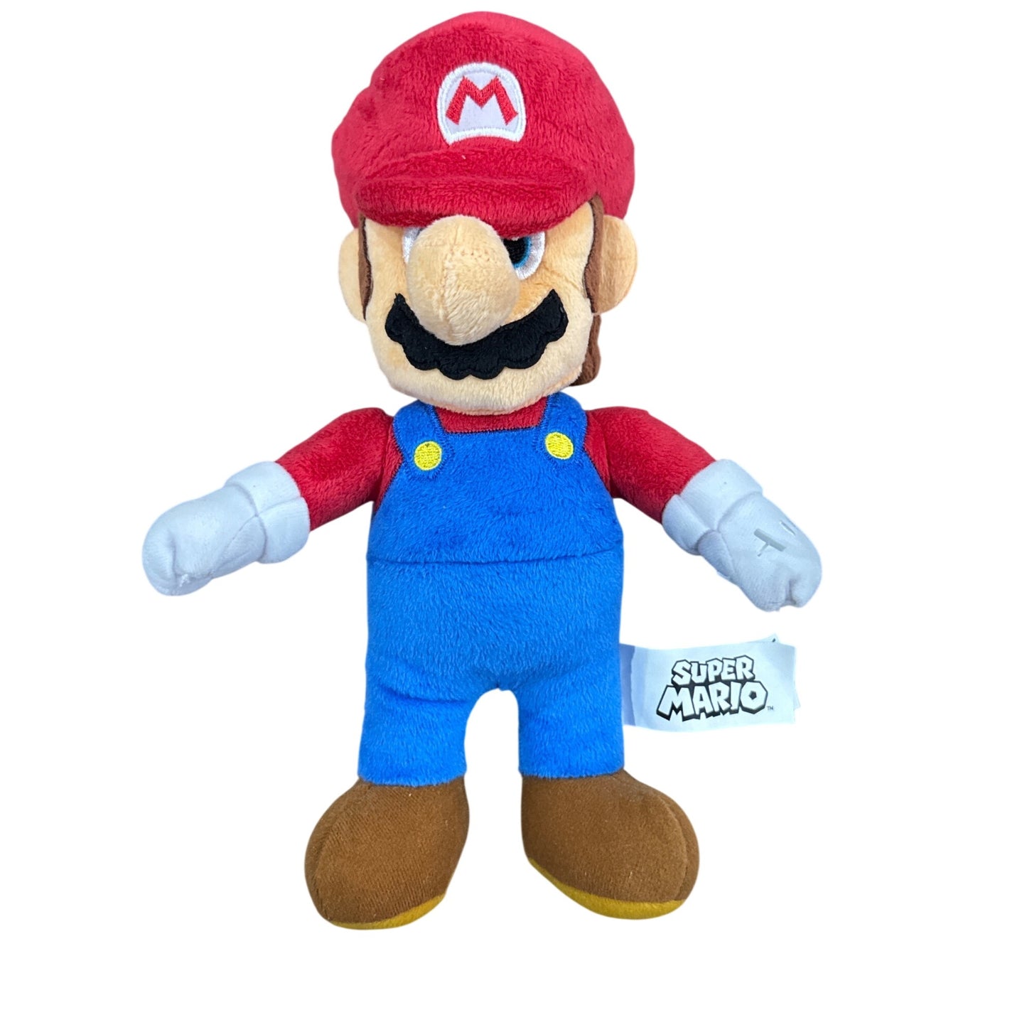 Super Mario Plush Toy By Jakks Pacific 2021 Red Hat Blue Overalls 10-Inch