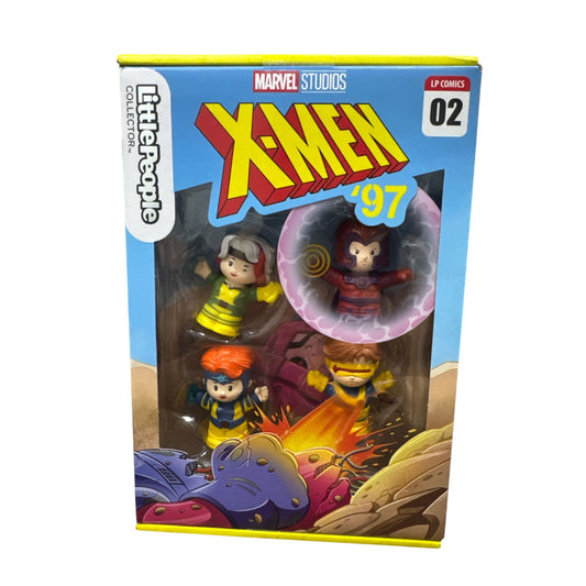 Marvel Studios X-Men 97 Little People Collector Figures Set Of 4 Cyclops Jean Grey Rogue Magneto