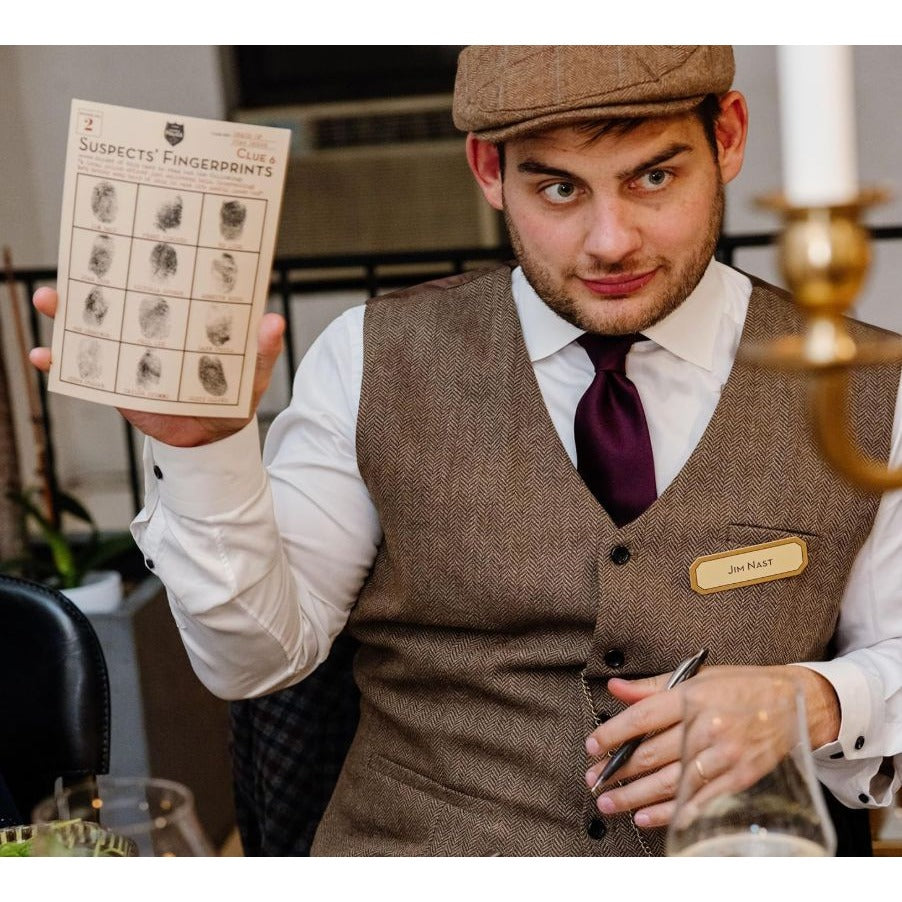 Host Your Own Murder Mystery At The Theatre 1920s Party Game With 3 Alternative Endings By Talking Tables