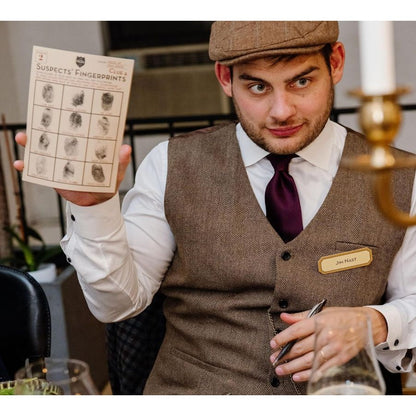 Host Your Own Murder Mystery At The Theatre 1920s Party Game With 3 Alternative Endings By Talking Tables