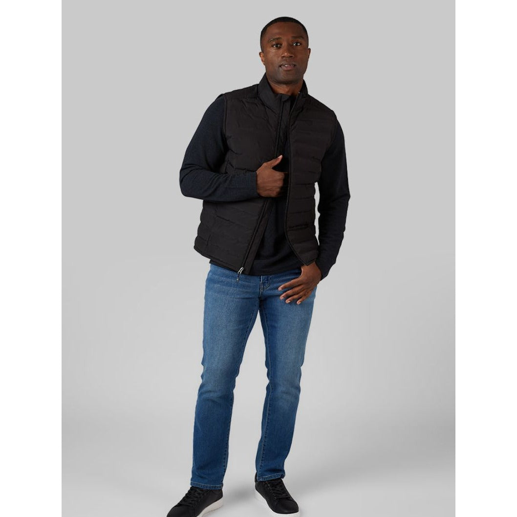 32 Degrees Heat, Men's Lightweight and Practical Padded Black Vest - Small