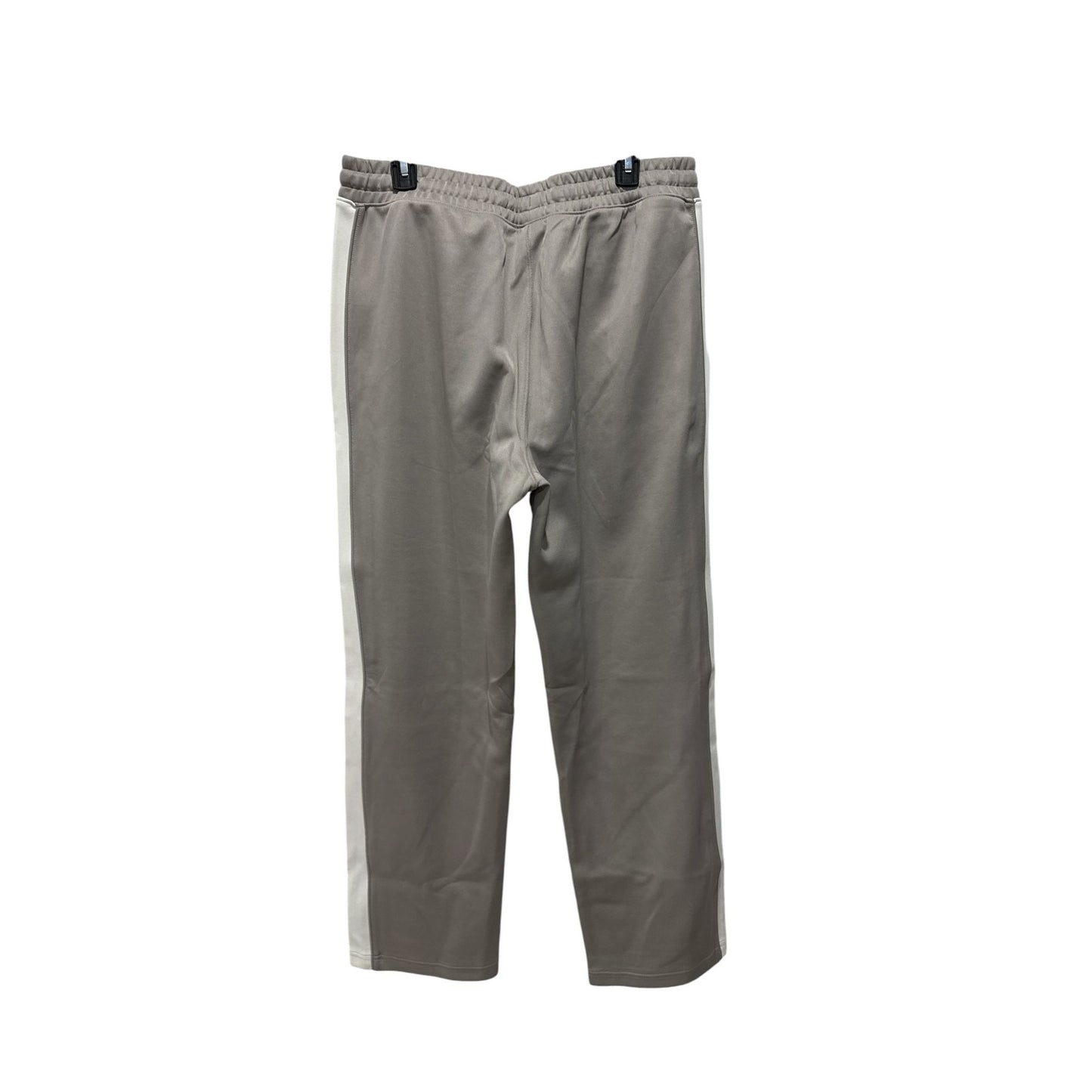 Gymshark Men's Athletic Pants Mushroom Grey Striped L Comfortable Fit