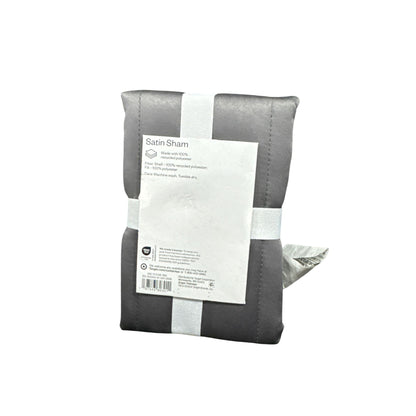 Room Essentials Satin Sham Standard Size In Gray With Envelope Closure 1pcs.