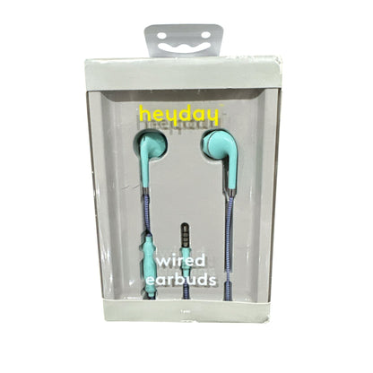Heyday Wired Headphones, Wireless Keyboard, Mouse, Charging Cables, Earbuds & Wall Charger - Mint & Purple