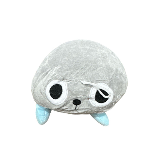 Gray & Blue Dandy's World-Goob Pebble Plush Toy With Eye Patch - Soft & Cuddly Stuffed Animal For Kids