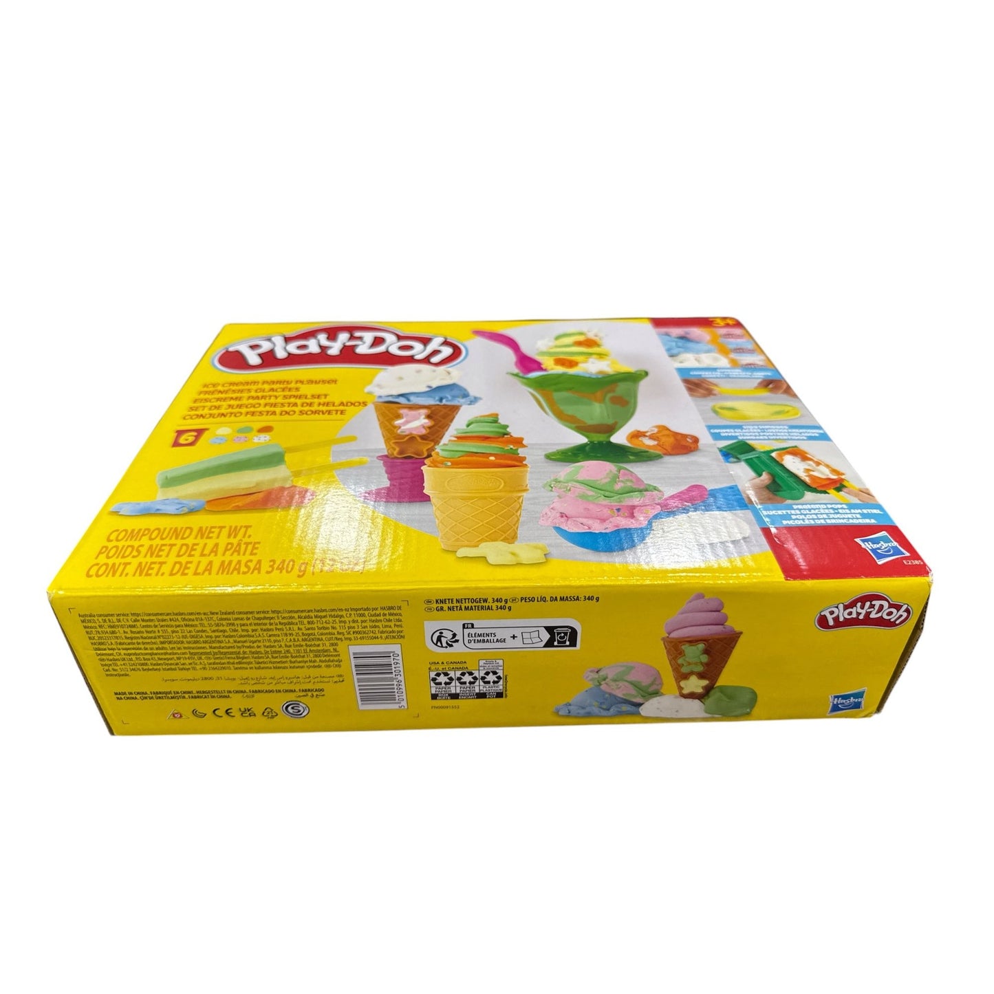 Play-Doh Ice Cream Party Playset With Tools & 6 Colors Ages 3+