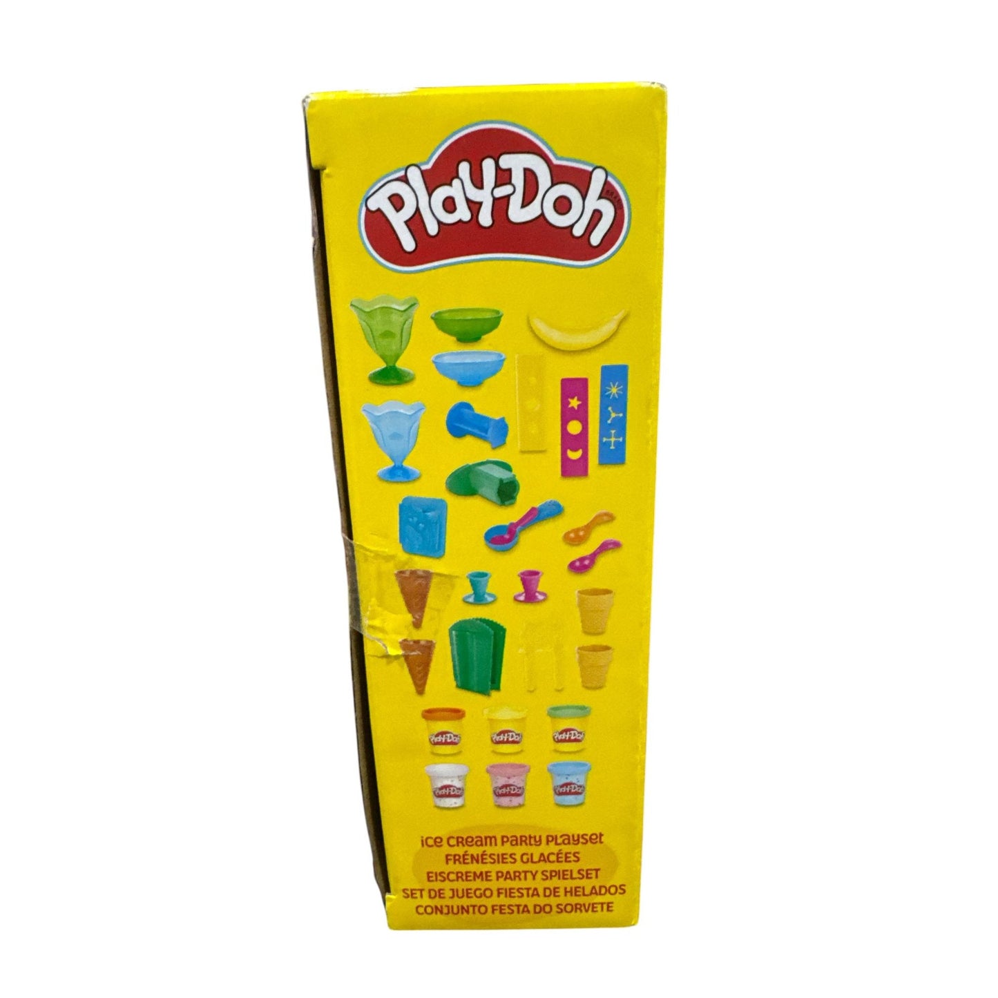 Play-Doh Ice Cream Party Playset With Tools & 6 Colors Ages 3+