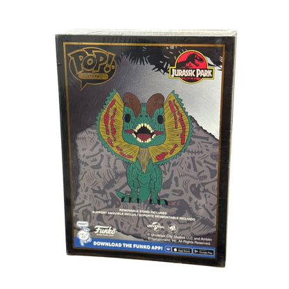 Funko Pop Pin Jurassic Park Dilophosaurus SE Enamel Pin With Removable Stand