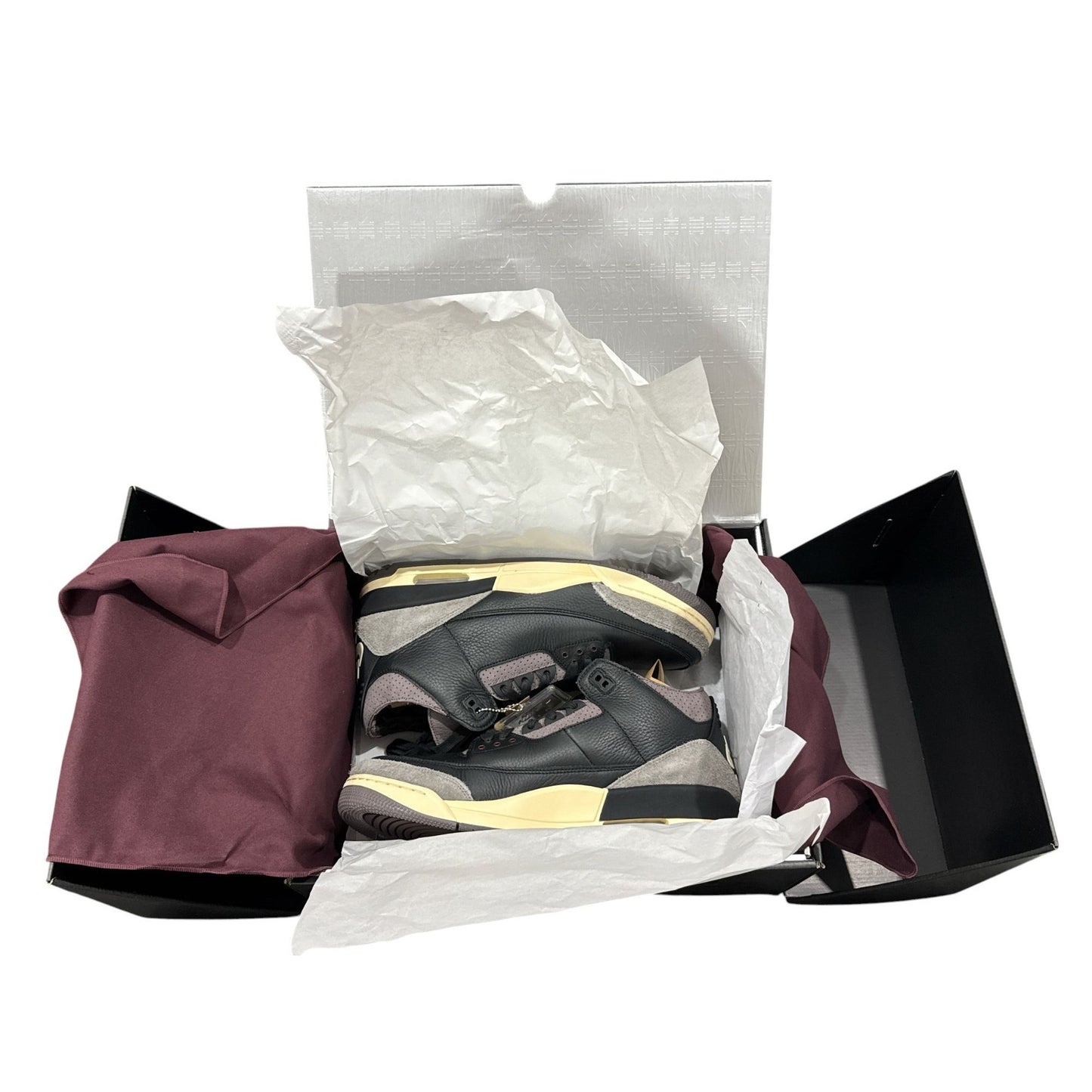 (WMNS) Air Jordan 3 Retro A Ma Maniere Black Violet Ore Mens Sneakers SIZE 14.5