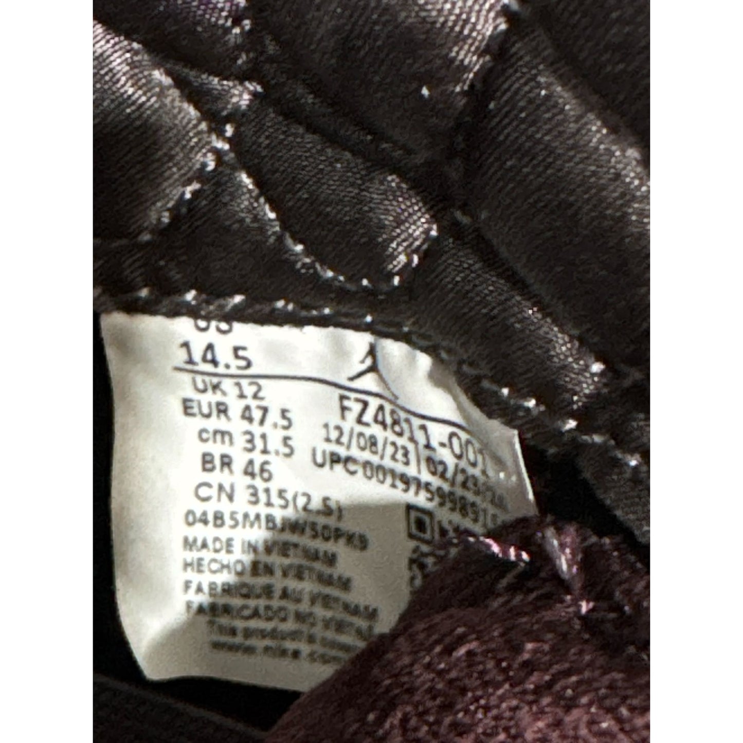 (WMNS) Air Jordan 3 Retro A Ma Maniere Black Violet Ore Mens Sneakers SIZE 14.5