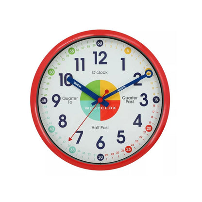 Pippi Post Calming Corner Poster Kit & Westclox Learning Clock Set For Kids Emotional & Time Education