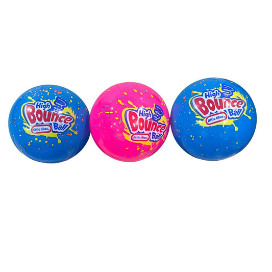 Little Tikes High Bounce Colorful Play Balls Set Of 3 Speckled Kids Toy