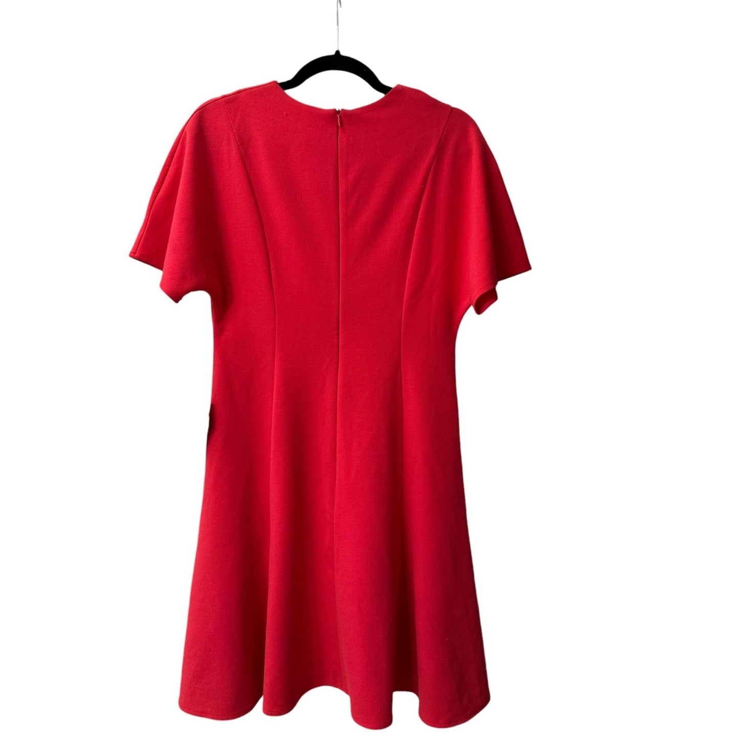 Red Donna Morgan A-Line Short Sleeve Dress US Size 8