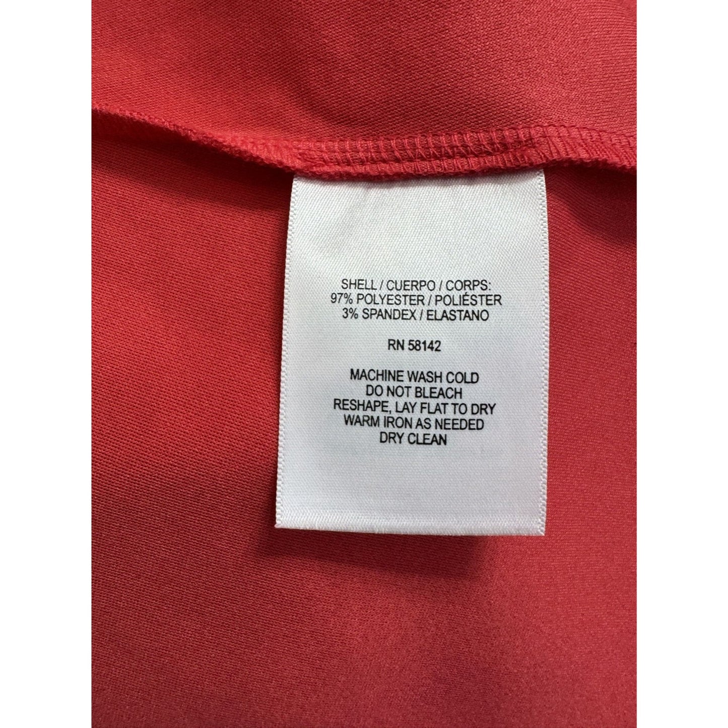Red Donna Morgan A-Line Short Sleeve Dress US Size 8