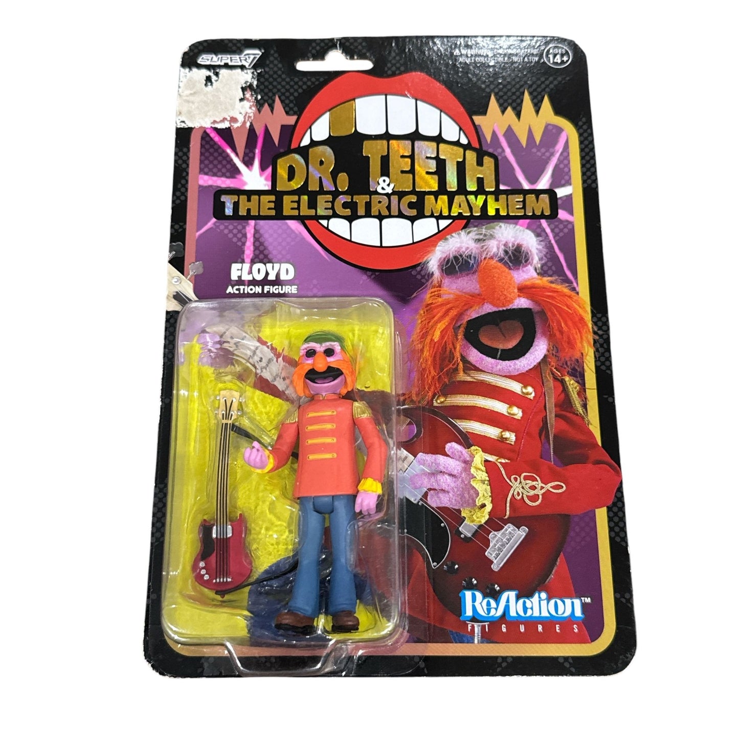 Dr. Teeth & The Electric Mayhem Floyd Action Figure By Super7 ReAction Collectible Ages 14+