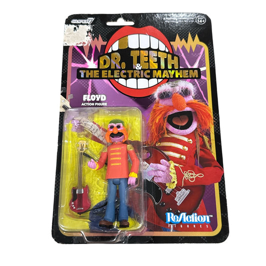 Dr. Teeth & The Electric Mayhem Floyd Action Figure By Super7 ReAction Collectible Ages 14+