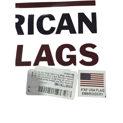 4x6 Embroidered USA Flag Heavy Duty Outdoor Nylon American Flag