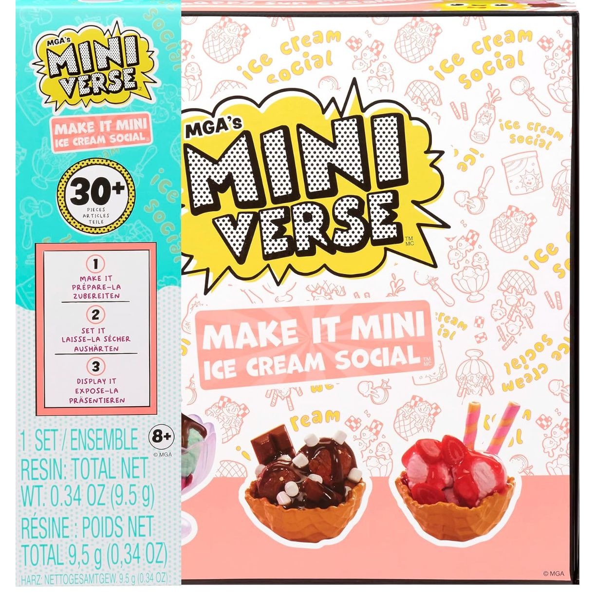 MGA's Miniverse Make It Mini Ice Cream Social Mini Collectibles