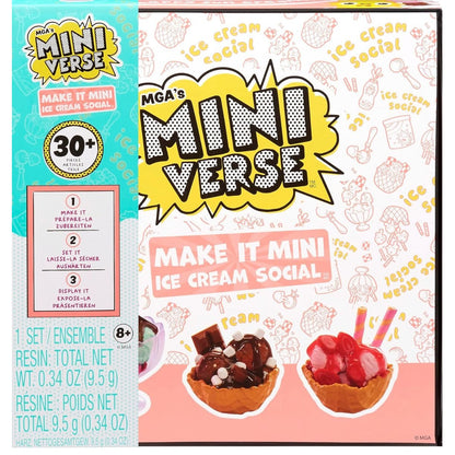 MGA's Miniverse Make It Mini Ice Cream Social Mini Collectibles