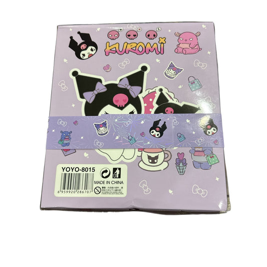 Kuromi Stationery Set With Pencil Case, Pencils & Accessories Purple Cute School Supplies For Girls