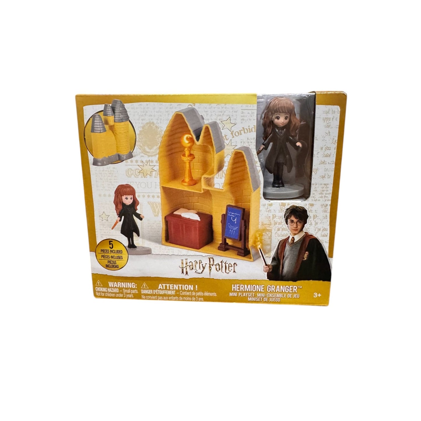 Harry Potter Hermione Granger Mini Playset With Accessories 5-Piece Ages 3+